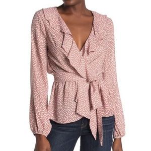 MaxStudio Wrap Blouse